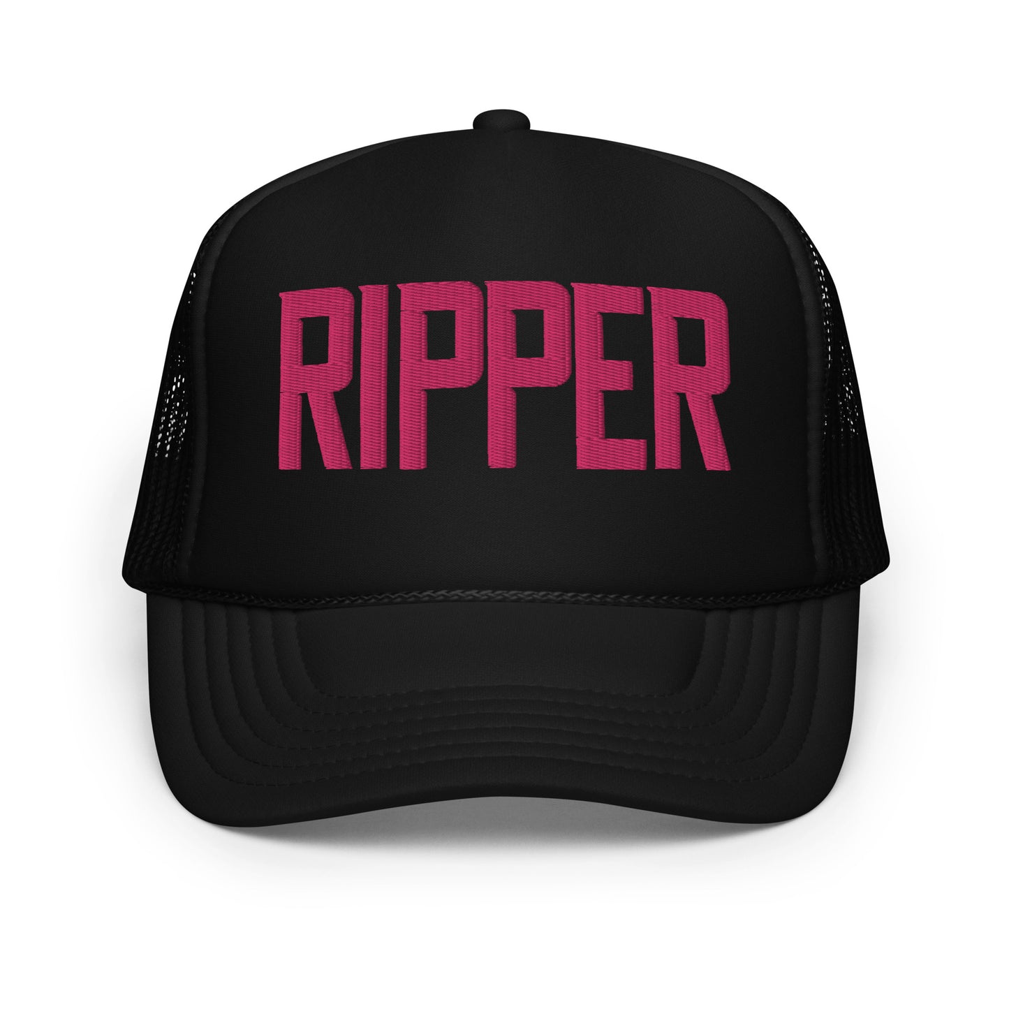 Black and Pink Trucker Hat