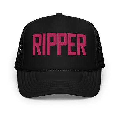 Black and Pink Trucker Hat